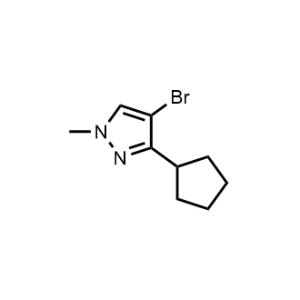 4-Bromo-3-cyclopentyl-1-methyl-1H-pyrazole|CS-0495339