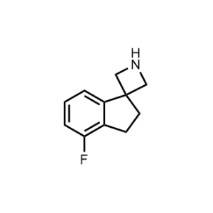 4'-Fluoro-2',3'-dihydrospiro[azetidine-3,1'-indene]|CS-0495362