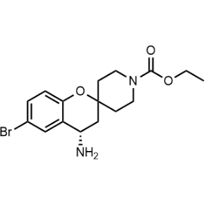 Ethyl (S)-4-amino-6-bromospiro[chromane-2,4'-piperidine]-1'-carboxylate|CS-0495390