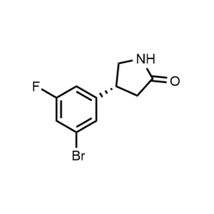(R)-4-(3-bromo-5-fluorophenyl)pyrrolidin-2-one|CS-0495419