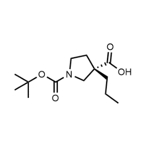 (S)-1-(tert-butoxycarbonyl)-3-propylpyrrolidine-3-carboxylic acid|CS-0495439