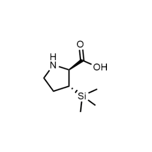(2S,3R)-3-(trimethylsilyl)pyrrolidine-2-carboxylic acid|CS-0495474