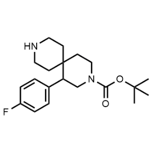 Tert-butyl 1-(4-fluorophenyl)-3,9-diazaspiro[5.5]Undecane-3-carboxylate|CS-0495546
