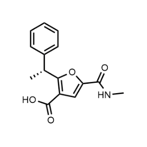(R)-5-(methylcarbamoyl)-2-(1-phenylethyl)furan-3-carboxylic acid|CS-0495586