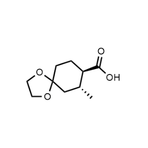 (7R,8R)-7-methyl-1,4-dioxaspiro[4.5]Decane-8-carboxylic acid|CS-0495591