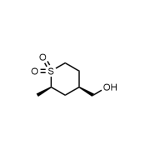 (2R,4R)-4-(hydroxymethyl)-2-methyltetrahydro-2H-thiopyran 1,1-dioxide|CS-0495592