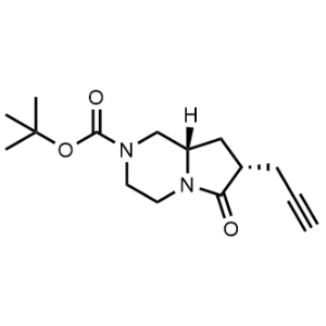 Tert-butyl (7S,8aS)-6-oxo-7-(prop-2-yn-1-yl)hexahydropyrrolo[1,2-a]pyrazine-2(1H)-carboxylate|CS-0495638