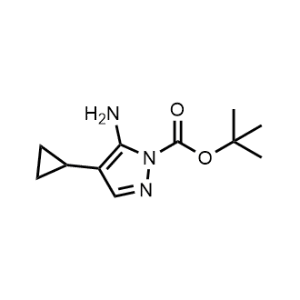 Tert-butyl 5-amino-4-cyclopropyl-1H-pyrazole-1-carboxylate|CS-0495728