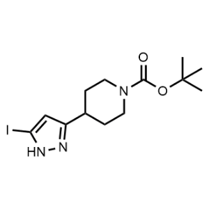 Tert-butyl 4-(5-iodo-1H-pyrazol-3-yl)piperidine-1-carboxylate|CS-0495814