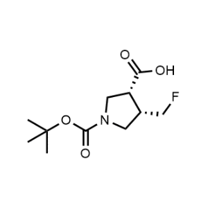 (3R,4S)-1-(tert-butoxycarbonyl)-4-(fluoromethyl)pyrrolidine-3-carboxylic acid|CS-0495860