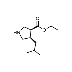Ethyl (3S,4R)-4-isobutylpyrrolidine-3-carboxylate|CS-0495862