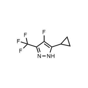 5-Cyclopropyl-4-fluoro-3-(trifluoromethyl)-1H-pyrazole|CS-0495889