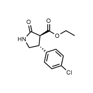 Ethyl (3S,4R)-4-(4-chlorophenyl)-2-oxopyrrolidine-3-carboxylate|CS-0495978