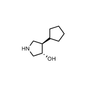 (3S,4R)-4-cyclopentylpyrrolidin-3-ol|CS-0496107