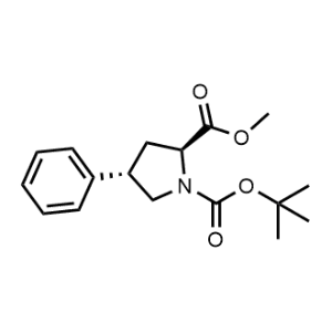 1-(Tert-butyl) 2-methyl (2S,4S)-4-phenylpyrrolidine-1,2-dicarboxylate|CS-0496136