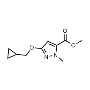 Methyl 3-(cyclopropylmethoxy)-1-methyl-1H-pyrazole-5-carboxylate|CS-0496267