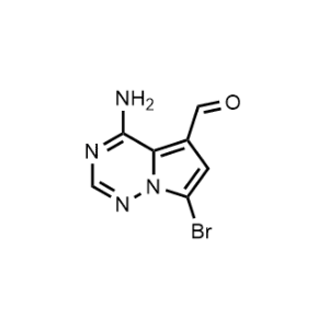 4-Amino-7-bromopyrrolo[2,1-f][1,2,4]triazine-5-carbaldehyde|CS-0496291
