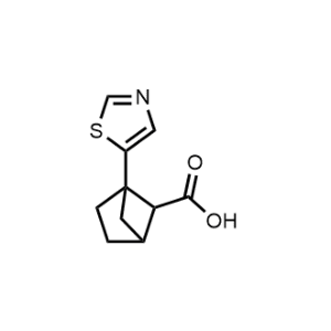 1-(Thiazol-5-yl)bicyclo[2.1.1]Hexane-5-carboxylic acid|CS-0496315