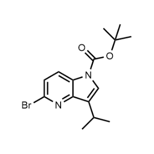 Tert-butyl 5-bromo-3-isopropyl-1H-pyrrolo[3,2-b]pyridine-1-carboxylate|CS-0496447