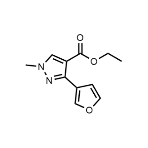 Ethyl 3-(furan-3-yl)-1-methyl-1H-pyrazole-4-carboxylate|CS-0496459
