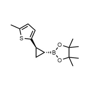 4,4,5,5-Tetramethyl-2-((1R,2R)-2-(5-methylthiophen-2-yl)cyclopropyl)-1,3,2-dioxaborolane|CS-0496542