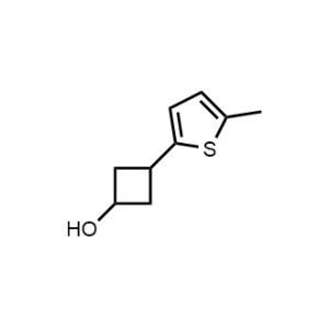 3-(5-Methylthiophen-2-yl)cyclobutan-1-ol|CS-0496544