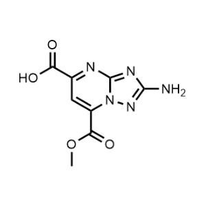 2-Amino-7-(methoxycarbonyl)-[1,2,4]triazolo[1,5-a]pyrimidine-5-carboxylic acid|CS-0496569