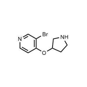 3-Bromo-4-(pyrrolidin-3-yloxy)pyridine|CS-0496631