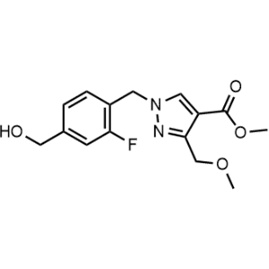 Methyl 1-(2-fluoro-4-(hydroxymethyl)benzyl)-3-(methoxymethyl)-1H-pyrazole-4-carboxylate|CS-0496698