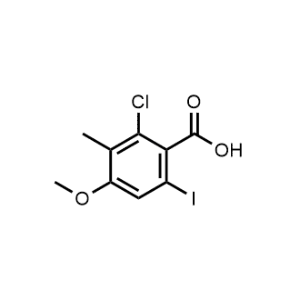 2-Chloro-6-iodo-4-methoxy-3-methylbenzoic acid|CS-0496730