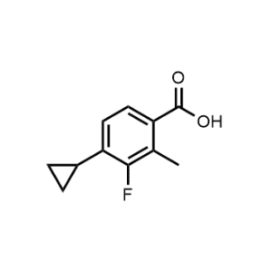 4-Cyclopropyl-3-fluoro-2-methylbenzoic acid|CS-0496743