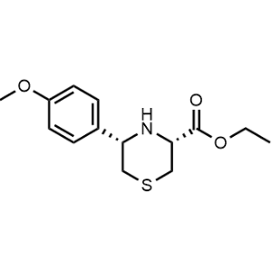 Ethyl (3R,5S)-5-(4-methoxyphenyl)thiomorpholine-3-carboxylate|CS-0496800