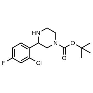 Tert-butyl 3-(2-chloro-4-fluorophenyl)piperazine-1-carboxylate|CS-0496822