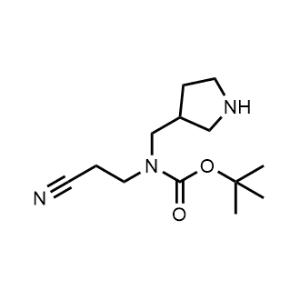Tert-butyl (2-cyanoethyl)(pyrrolidin-3-ylmethyl)carbamate|CS-0496978
