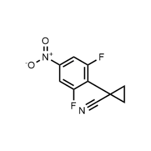 1-(2,6-Difluoro-4-nitrophenyl)cyclopropane-1-carbonitrile|CS-0497001