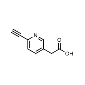 2-(6-Ethynylpyridin-3-yl)acetic acid|CS-0497164