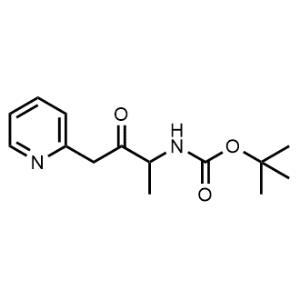 Tert-butyl (3-oxo-4-(pyridin-2-yl)butan-2-yl)carbamate|CS-0497171