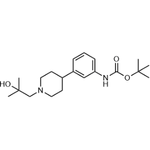 Tert-butyl (3-(1-(2-hydroxy-2-methylpropyl)piperidin-4-yl)phenyl)carbamate|CS-0497278