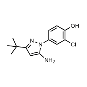 4-(5-Amino-3-(tert-butyl)-1H-pyrazol-1-yl)-2-chlorophenol|CS-0497440