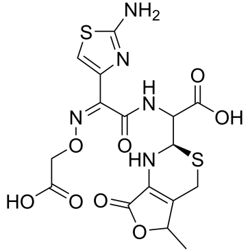2-((Z)-2-(2-Aminothiazol-4-yl)-2-((carboxymethoxy)imino)acetamido)-2-((2R)-5-methyl-7-oxo-2,4,5,7-tetrahydro-1H-furo[3,4-d][1,3]thiazin-2-yl)acetic acid Cefixime Impurity|CS-0497580