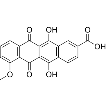 5,12-Dihydroxy-7-methoxy-6,11-dioxo-6,11-dihydrotetracene-2-carboxylic acid Doxorubicin Impurity|CS-0497592