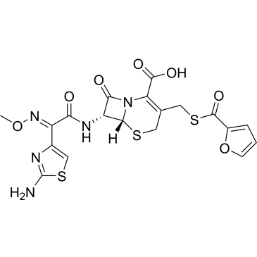 (6R,7R)-7-((E)-2-(2-Aminothiazol-4-yl)-2-(methoxyimino)acetamido)-3-(((furan-2-carbonyl)thio)methyl)-8-oxo-5-thia-1-azabicyclo[4.2.0]oct-2-ene-2-carboxylic acid Ceftiofur Impurity|CS-0497616