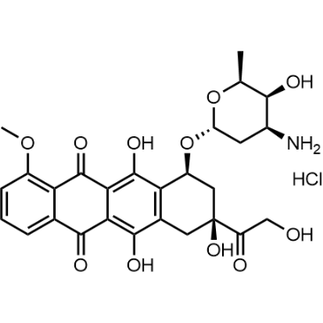 (8S,10S)-10-(((2R,4S,5S,6S)-4-Amino-5-hydroxy-6-methyltetrahydro-2H-pyran-2-yl)oxy)-6,8,11-trihydroxy-8-(2-hydroxyacetyl)-1-methoxy-7,8,9,10-tetrahydrotetracene-5,12-dione hydrochloride Doxorubicin Impurity|CS-0497632