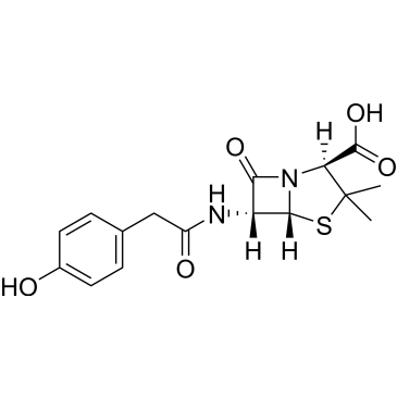 (2S,5R,6R)-6-(2-(4-Hydroxyphenyl)acetamido)-3,3-dimethyl-7-oxo-4-thia-1-azabicyclo[3.2.0]heptane-2-carboxylic acid Penicillin Impurity|CS-0497926