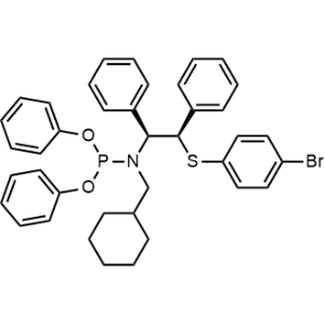 Diphenyl ((1S,2R)-2-((4-bromophenyl)thio)-1,2-diphenylethyl)(cyclohexylmethyl)phosphoramidite|CS-0497936
