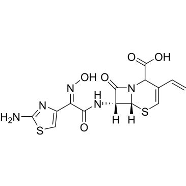 (6R,7R)-7-((Z)-2-(2-Aminothiazol-4-yl)-2-(hydroxyimino)acetamido)-8-oxo-3-vinyl-5-thia-1-azabicyclo[4.2.0]oct-3-ene-2-carboxylic acid Cefdinir Impurity|CS-0498046