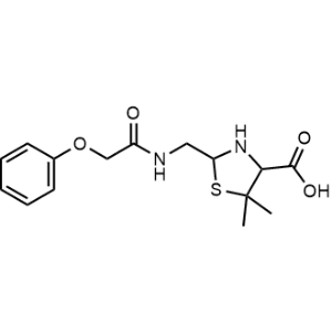 5,5-Dimethyl-2-((2-phenoxyacetamido)methyl)thiazolidine-4-carboxylic acid Penicillin Impurity|CS-0498055