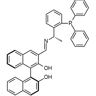 (S)-3-((E)-(((S)-1-(2-(Diphenylphosphino)phenyl)ethyl)imino)methyl)-[1,1'-binaphthalene]-2,2'-diol|CS-0498178