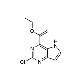 2-Chloro-4-(1-ethoxyvinyl)-5H-pyrrolo[3,2-d]pyrimidine|CS-0498260