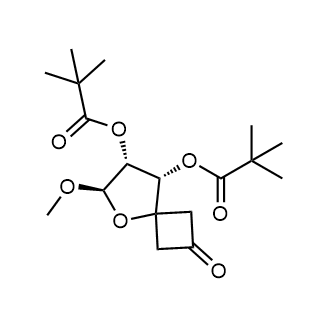 (6R,7R,8S)-6-Methoxy-2-oxo-5-oxaspiro[3.4]octane-7,8-diyl bis(2,2-dimethylpropanoate)|CS-0498373